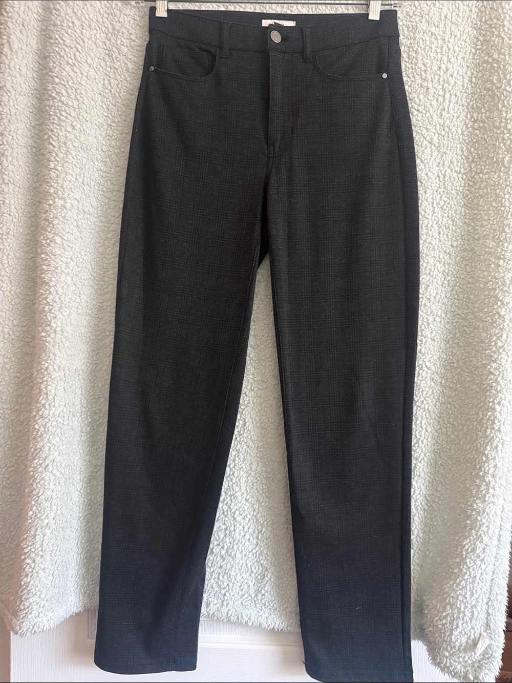 croft & barrow Black Straight-Leg Pants